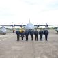 Presiden Joko Widodo dan Menteri Pertahanan RI Prabowo Subianto menghadiri acara Penyerahan Pesawat C-130J-30 Super Hercules di Lanud Halim Perdana Kusuma. (Dok. Tim Media Prabowo Subianto)

