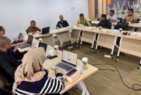 Pengurus PPWI Kabupaten Bogor melakukan audiensi dengan KPK di Gedung Merah Putih, Jakarta, membahas rencana Diklat Antikorupsi untuk memperkuat peran Pewarta Warga dalam edukasi dan pengawasan sosial. (Dok. PWRI)