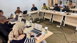 Pengurus PPWI Kabupaten Bogor melakukan audiensi dengan KPK di Gedung Merah Putih, Jakarta, membahas rencana Diklat Antikorupsi untuk memperkuat peran Pewarta Warga dalam edukasi dan pengawasan sosial. (Dok. PWRI)