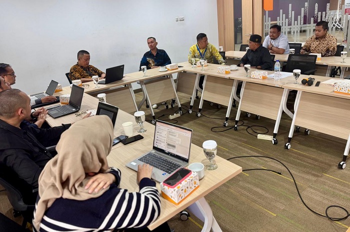 Pengurus PPWI Kabupaten Bogor melakukan audiensi dengan KPK di Gedung Merah Putih, Jakarta, membahas rencana Diklat Antikorupsi untuk memperkuat peran Pewarta Warga dalam edukasi dan pengawasan sosial. (Dok. PWRI)